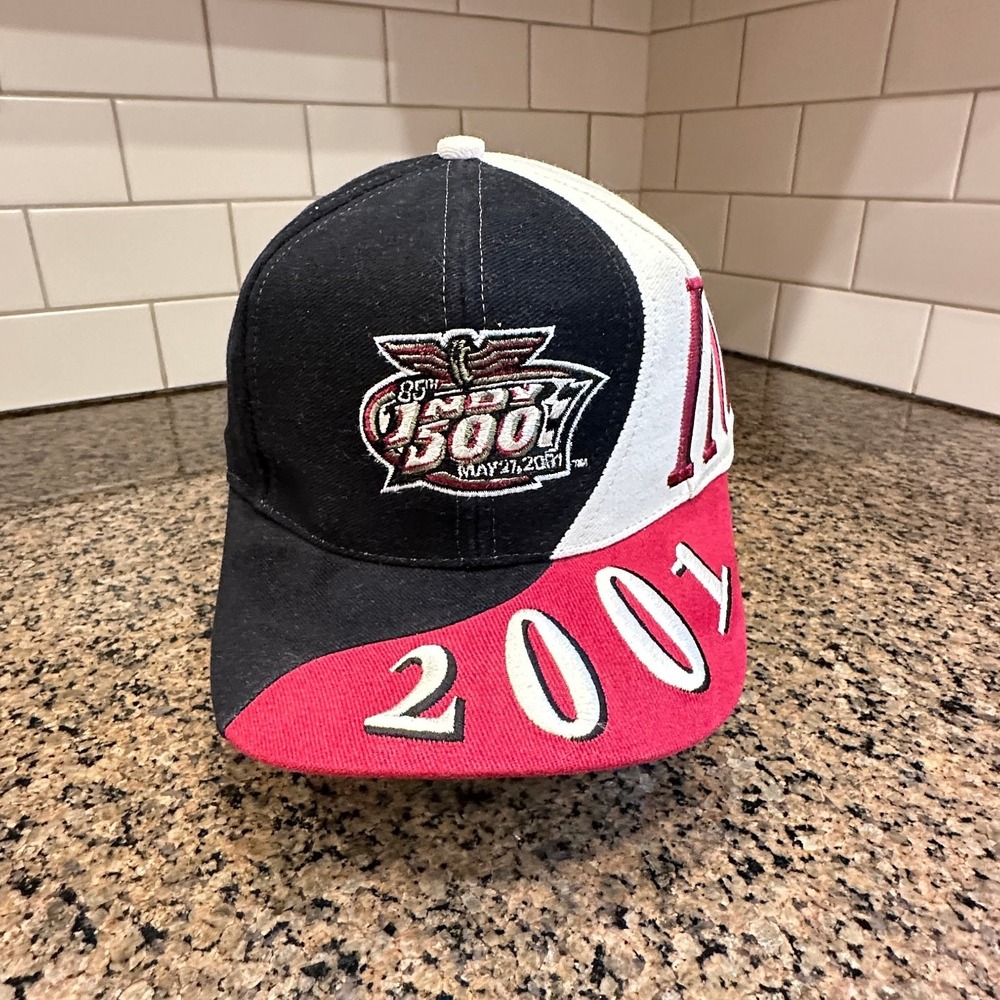 Vtg Indianapolis 500 2001 85th Indy Top of the Hat World Snapback
